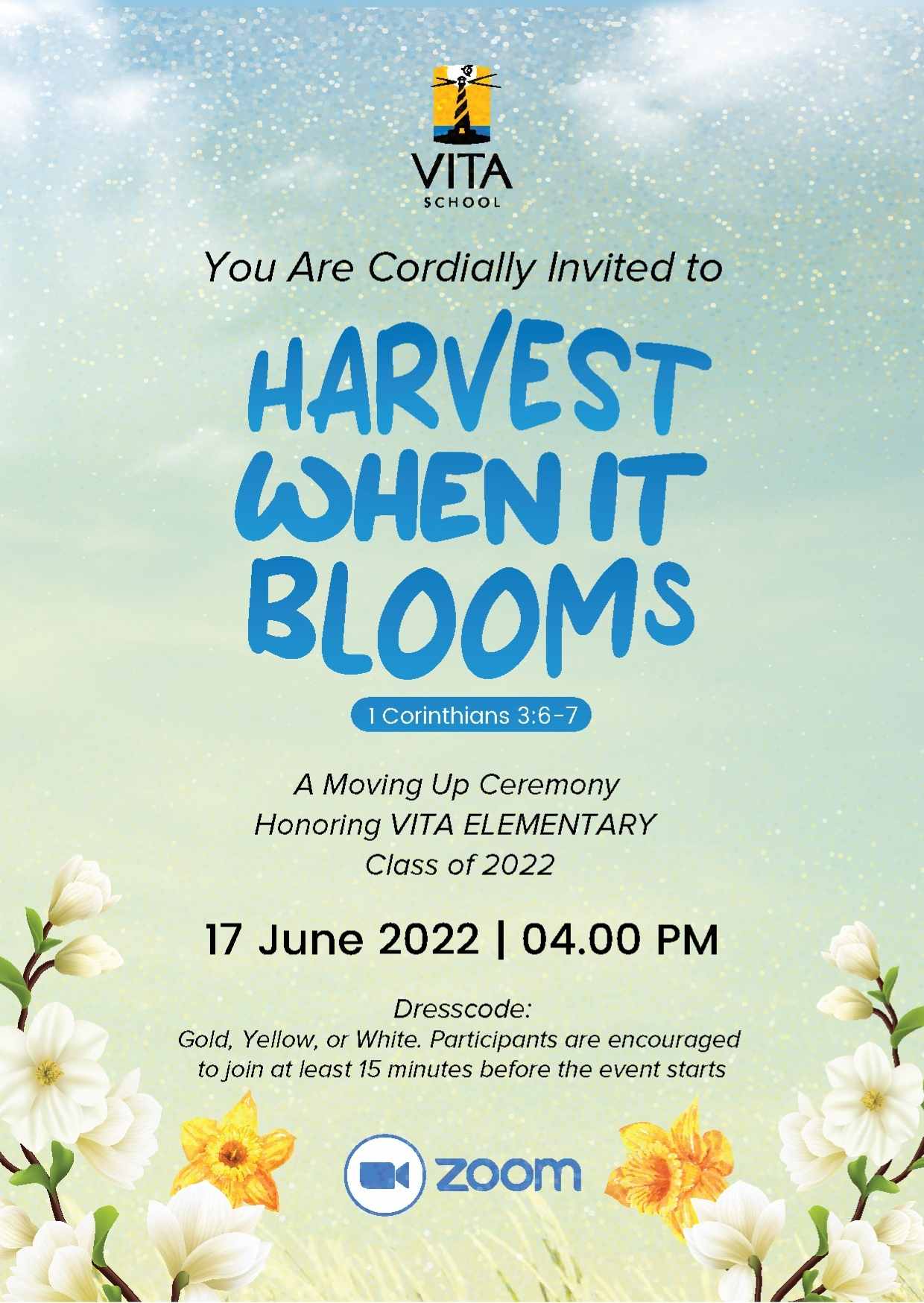 VITA Elementary Moving Up Celebration - Harvest When It Blooms