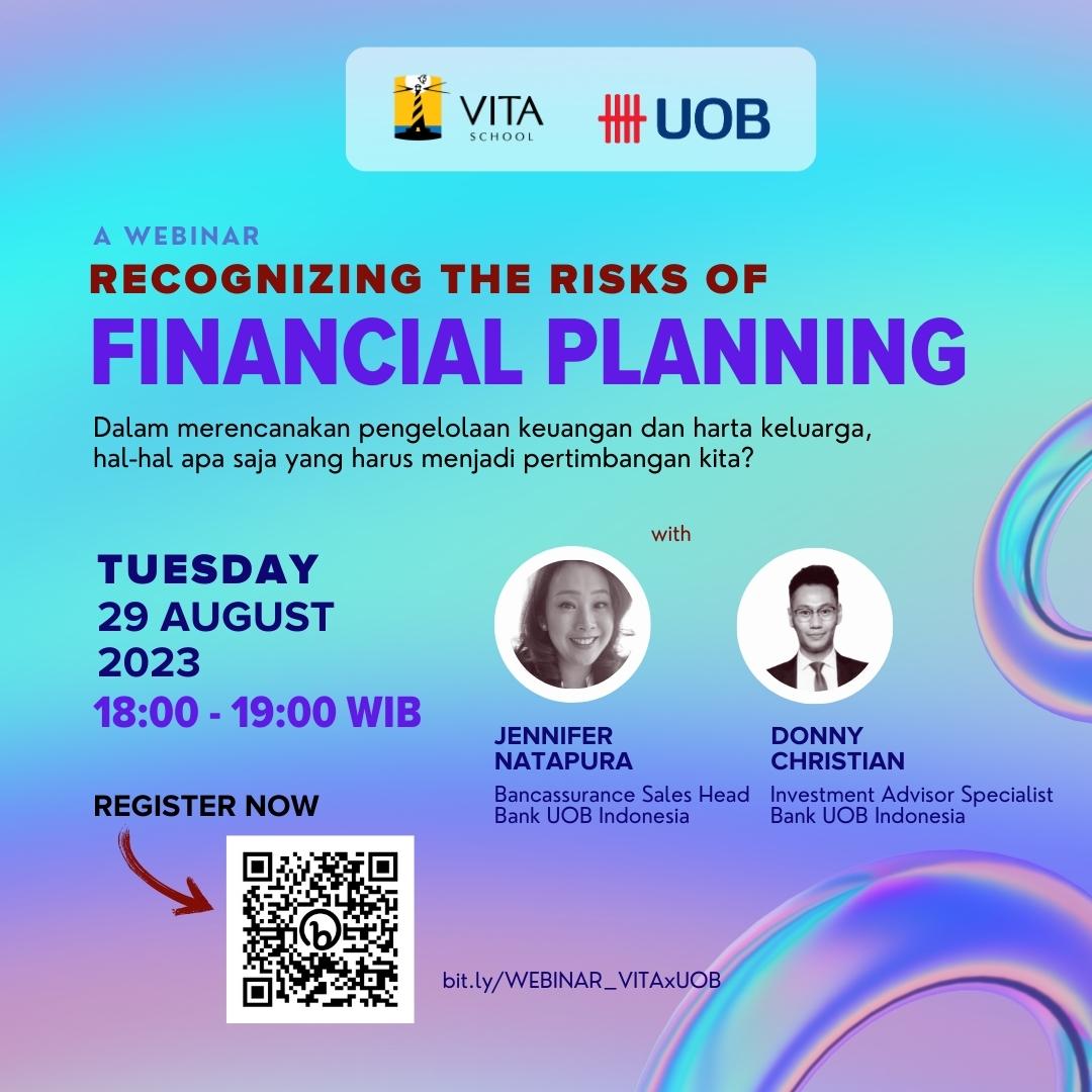 #VITAWebinar August 2023 - Recognizing the Risks of Financial Planning