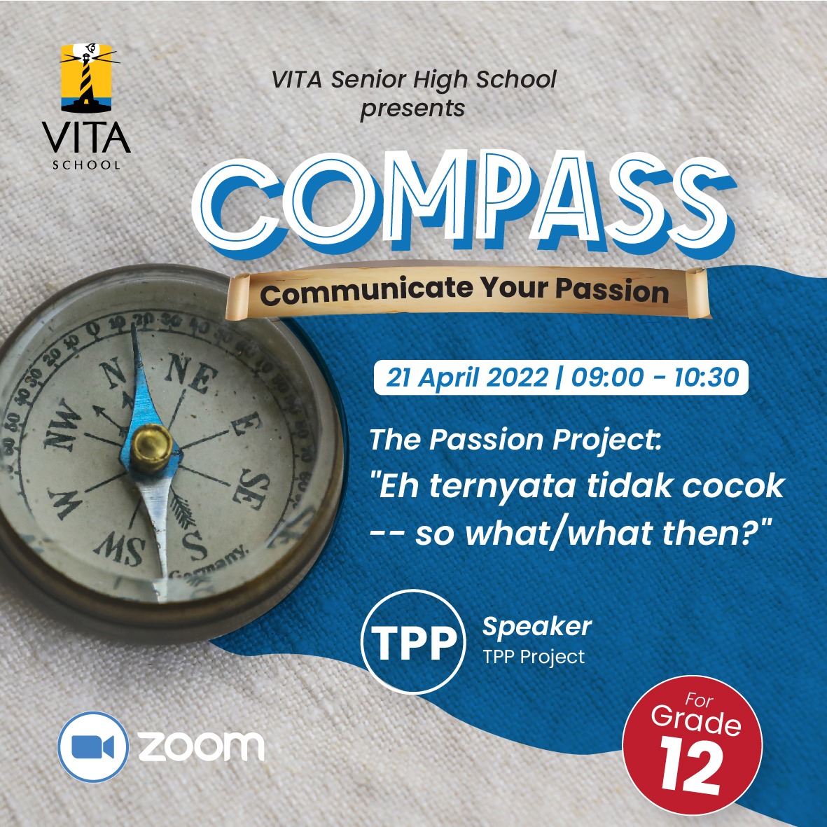 VITA Senior High COMPASS 2022 - The Passion Project: 
